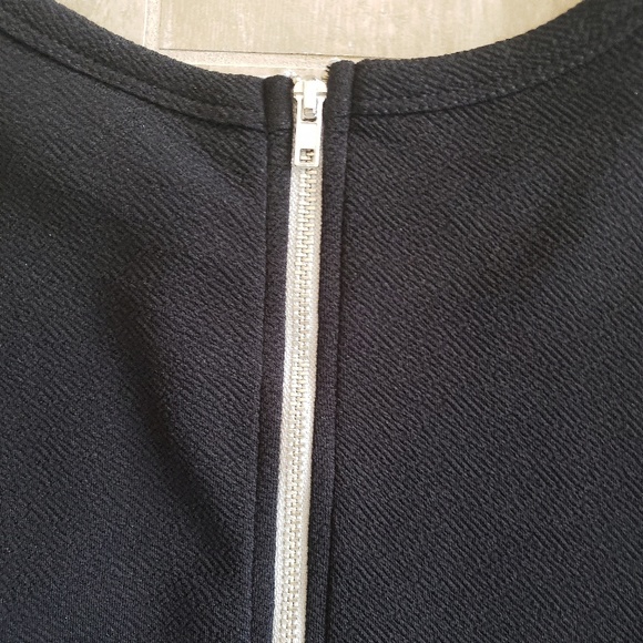 Lularoe Black + White Striped Amelia Dress - Picture 4 of 4